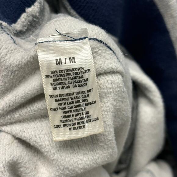 Vintage y2k Aeropostale Shorts 4 Gray Side Striped Mens‎ M Gym Sweat Shorts Logo - Picture 4 of 11